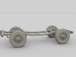 offroad vehicle chassis Model 3D