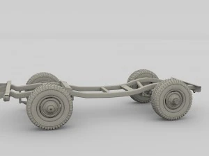 offroad vehicle chassis 3D Model