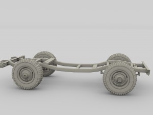 offroad vehicle chassis Model 3D