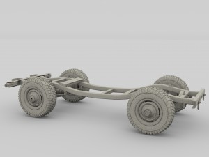 offroad vehicle chassis Model 3D