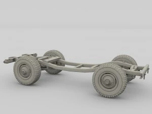 offroad vehicle chassis 3D Model
