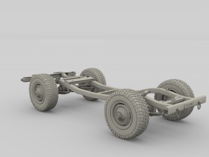 offroad vehicle chassis Model 3D