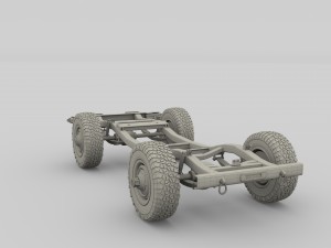 offroad vehicle chassis Model 3D