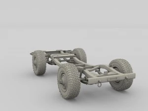 offroad vehicle chassis 3D Model