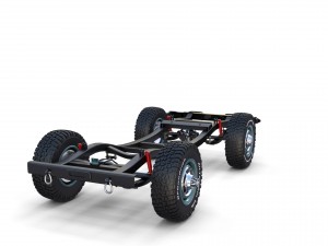offroad vehicle chassis Model 3D
