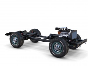 full offroad vehicle chassis 3D-Modell