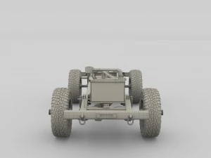 full offroad vehicle chassis 3D Model