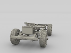 full offroad vehicle chassis 3D-Modell