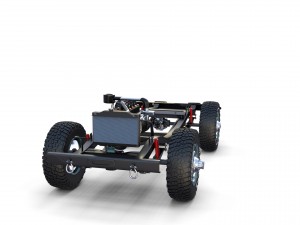 full offroad vehicle chassis 3D-Modell