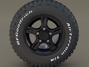 offroad alloy wheel 3D Model