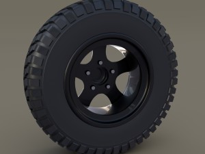 offroad alloy wheel 3D Модель