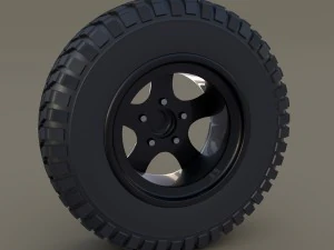 offroad alloy wheel 3D Model