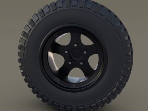 offroad alloy wheel 3D Модель