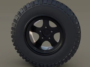 offroad alloy wheel 3D Model