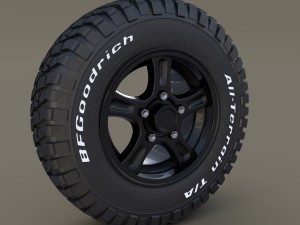 offroad alloy wheel 3D Модель