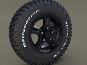 offroad alloy wheel 3D Model
