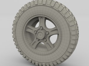 offroad alloy wheel 3D Модель