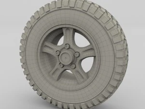 offroad alloy wheel 3D Model
