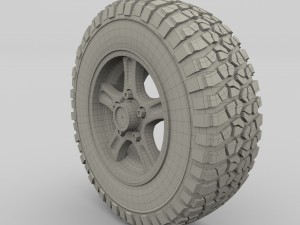 offroad alloy wheel 3D Модель