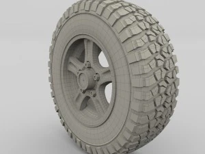 offroad alloy wheel 3D Model