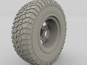 offroad alloy wheel 3D Model