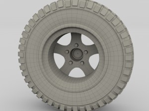 offroad alloy wheel 3D Модель