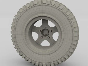offroad alloy wheel 3D Model