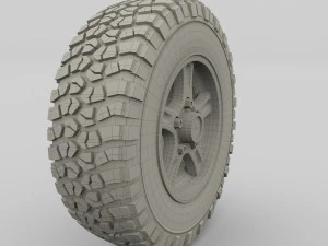 offroad alloy wheel 3D Model