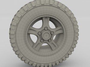 offroad alloy wheel 3D Модель