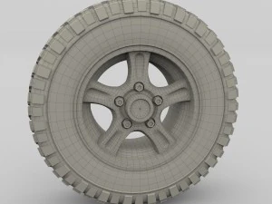offroad alloy wheel 3D Model