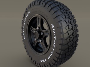 offroad alloy wheel 3D Модель