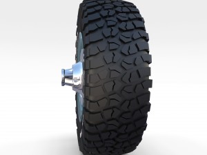 toyota land cruiser fj 40 wheel 1 3D Модель