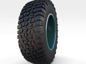 toyota land cruiser fj 40 wheel 1 3D Модель