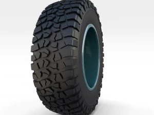 toyota land cruiser fj 40 wheel 1 3D Model