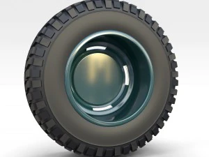 toyota land cruiser fj 40 wheel 1 3D Model