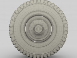 toyota land cruiser fj 40 wheel 1 3D Модель