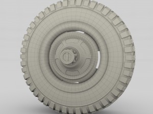 toyota land cruiser fj 40 wheel 1 3D Модель