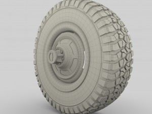 toyota land cruiser fj 40 wheel 1 3D Модель