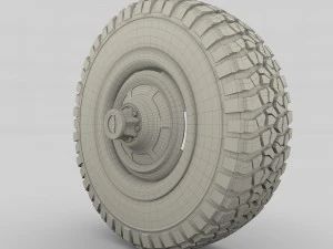 toyota land cruiser fj 40 wheel 1 3D Model