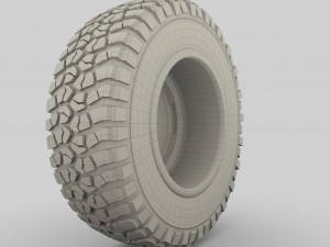 toyota land cruiser fj 40 wheel 1 3D Модель