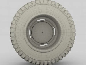 toyota land cruiser fj 40 wheel 1 3D Model