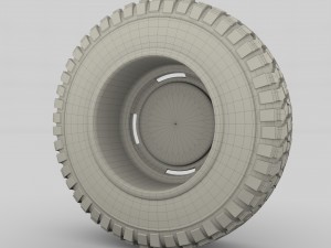toyota land cruiser fj 40 wheel 1 3D Модель