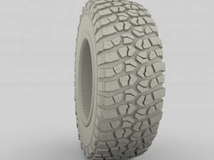 toyota land cruiser fj 40 wheel 1 3D Model