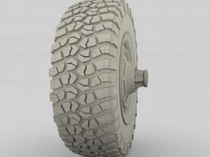toyota land cruiser fj 40 wheel 1 3D Model