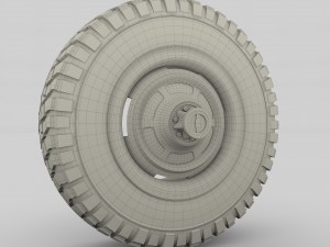 toyota land cruiser fj 40 wheel 1 3D Модель