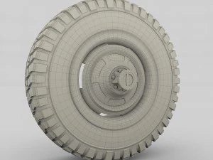 toyota land cruiser fj 40 wheel 1 3D Model