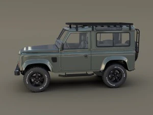 1985 land rover defender 90 with interior ver 5 3D Model