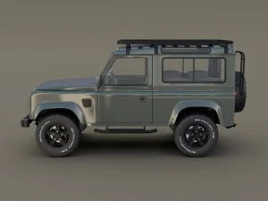 1985 land rover defender 90 with interior ver 5 3D Model
