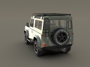 1985 land rover defender 90 with interior ver 5 3D Модель