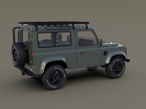 1985 land rover defender 90 with interior ver 5 3D Модель